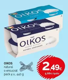 OIKOS - Natural O Ensucrat