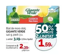 Gigante Verde - Blat De Moro Dolc