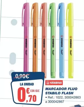 Stabilo - Marcador Fluo Flash