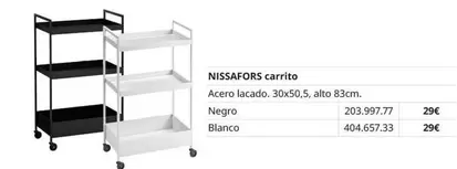 Blanco - Nissafors Carrito