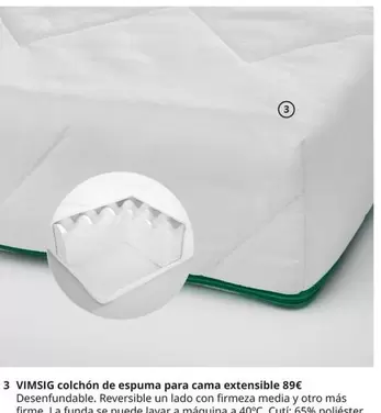 Colchón De Espuma Para Cama Extensible