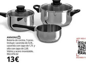 Ikea - Bateria De Cocina