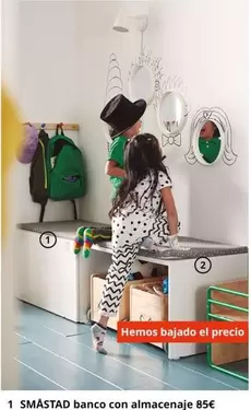 Smastad Banco Con Almacenaje