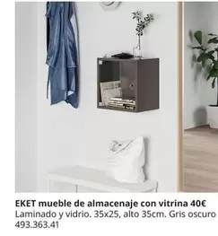 Eket Mueble De Almacenaje Con Vitrina