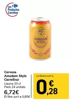 Carrefour - Cervesa Amsdam Style
