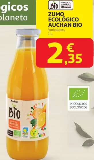 Auchan - Zumo Ecologico Bio