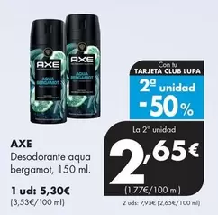 Axe - Desodorante Aqua Bergamot