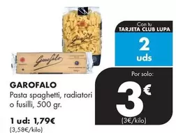 Garofalo - Pasta Spaghetti, Radiatori O Fusilli