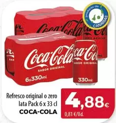 Coca-Cola - Refresco Original O Zero