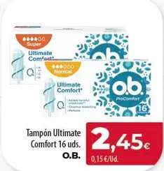 ultimate - Tampon Ultimate Comfort 16 Uds.