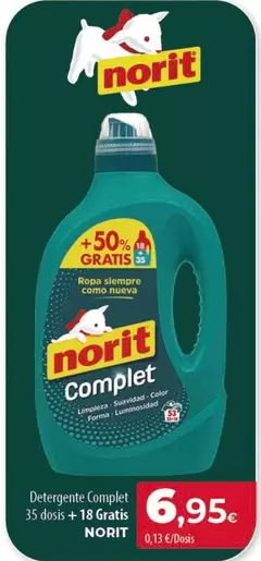Norit - Detergente Complet 35 Doise + 18 Gratis