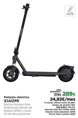 Xiaomi - Patinete Eléctrico