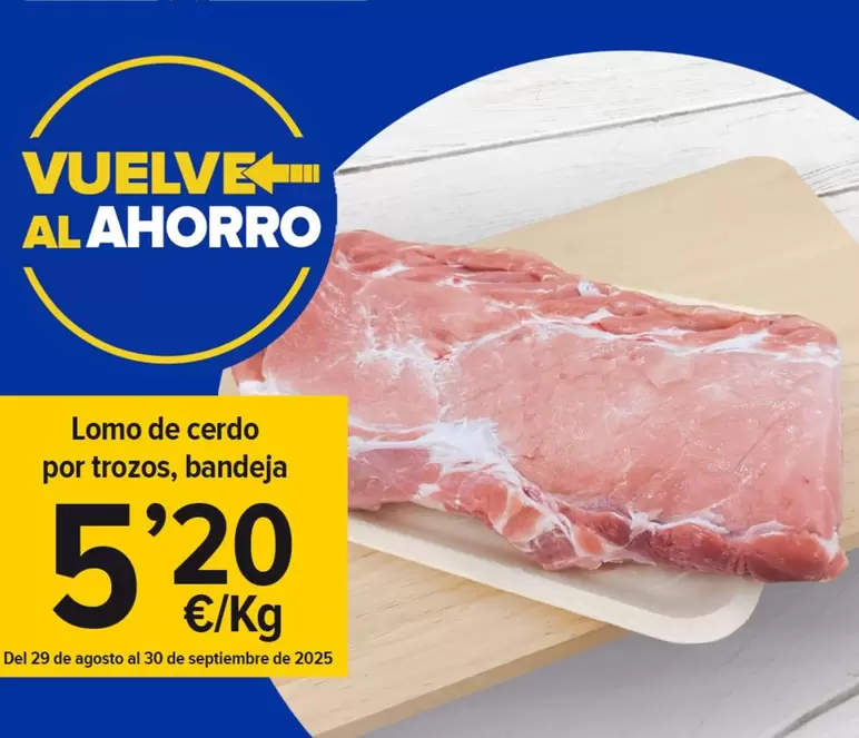 Lomo De Cerdo Por Trozos