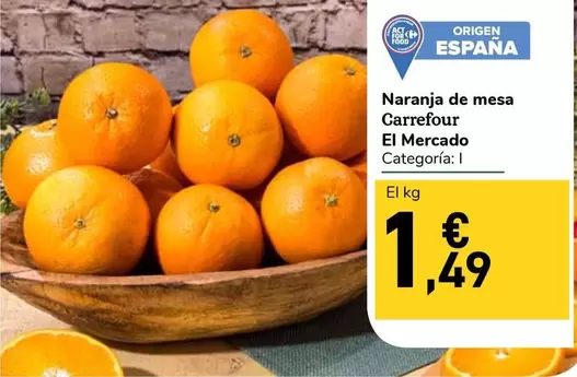 Carrefour - Naranja De Mesa El Mercado