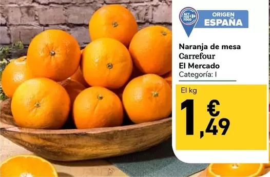 Carrefour - Naranja De Mesa El Mercado