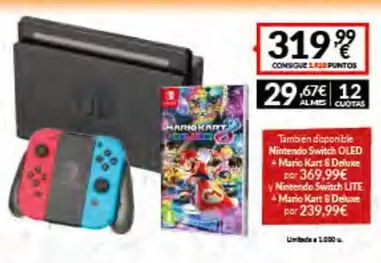Nintendo - Switch Oled + Man Kart 8 Deluxe