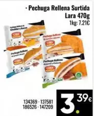 Lara - Pechuga Rellena Surtida 470g