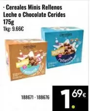 Cereales Minis Rellenos Leche O Chocolate
