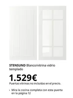 La Cocina - Blanco/vitrina Vidrio Templado