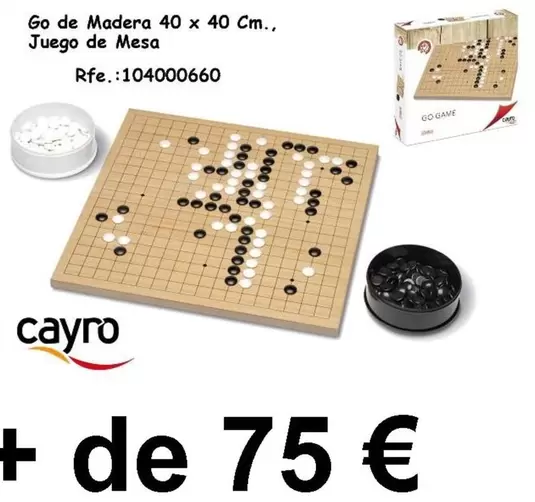 Game - Go De Madera 40 X 40 Cm., Juego De Mesa