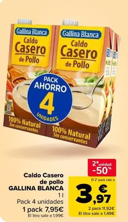 Gallina Blanca - Caldo Casero De Pollo
