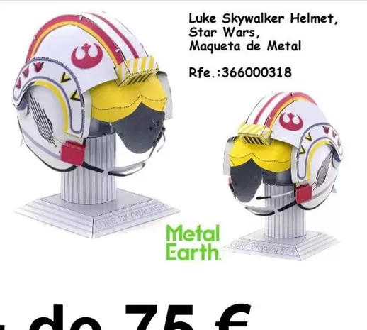 Star - Luke Skywalker Helmet,  Wars, Maqueta De Metal