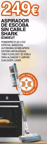 Shark - Aspirador De Escoba Sin Cable 