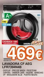 AEG - Lavadora Cf Lfr7394n4b