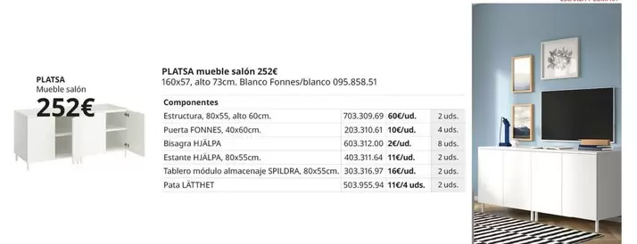 Blanco - Plata Truche Salon