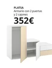 Armario Con 2 Puertas Y 2 Cajones