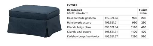 ektorp - Reposapiés