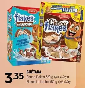 Cuétara - Choco Flakes O Flakes La Leche