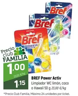 Bref - Power Activ Limpiador Wc Limon
