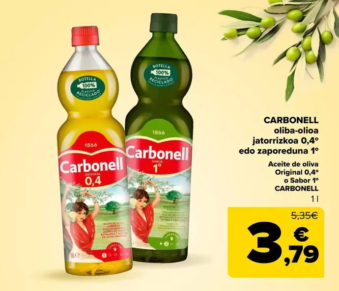 Carbonell - Aceite De Oliva O Fioriza