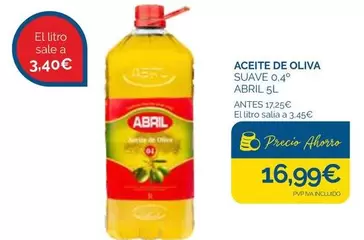Abril - Aceite De Oliva Suave 0,