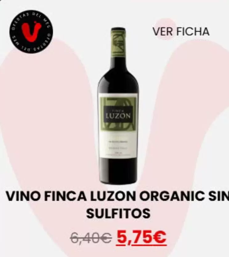 Finca Luzon - Vino Organic Sin Sulfitos