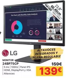 LG - Monitor 24BP75CP