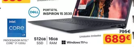 Dell - Portatil Inspiron 15 3530