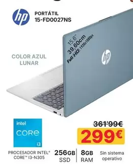 HP -  Portatil 15-Fd0027ns
