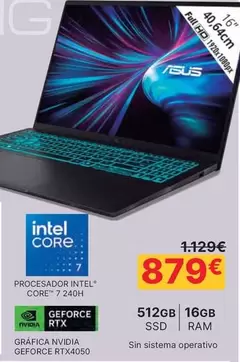 Intel Core - Portatil Gaming V16 V3607VU-RP099
