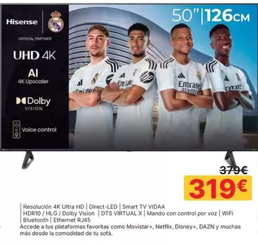 Hisense - Resolución 4k Ultra Hd