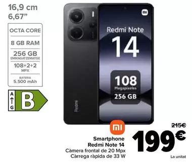 Xiaomi - Smartphone Redmi Note 14