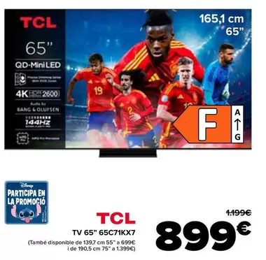 TCL - Tv 65" 65C71KX7