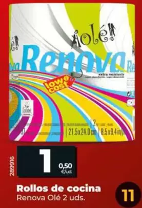 Renova - Rollos De Cocina Olé 2 Uds.