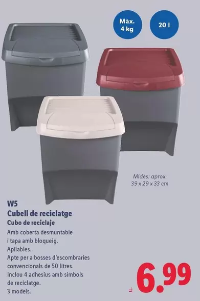 W5 - Cubo De Reciclaje