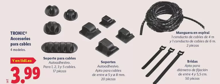 Tronic - Accesorios Para Cables