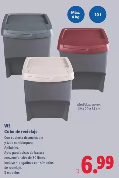 W5 - Cubo De Reciclaje