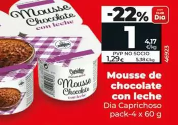 Dia Caprichoso - Mousse De Chocolate Con Leche