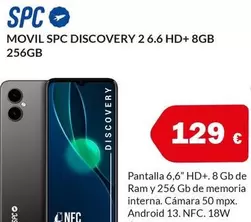 SPC - Movil Discovery 2 6.6 Hd+ 8gb 256gb
