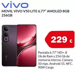 Vivó - Movil V50 Lite 6.77" Amoled 8gb 256gb